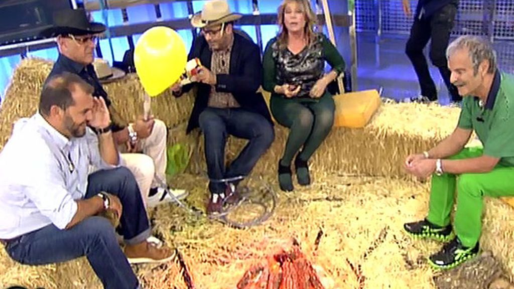 'Sálvame' hace su propia versión del juego de la patata caliente