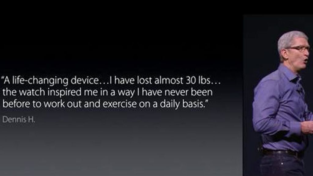 Tim Cook en la keynotes de Apple Tim Cook en la keynotes de Apple