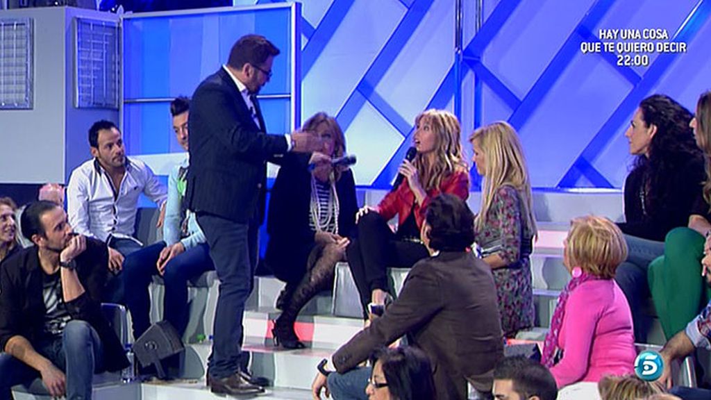 Jorge Javier entrevista a Pipi y Miriam en 'Mujeres y hombres' y propone un polígrafo a Miriam