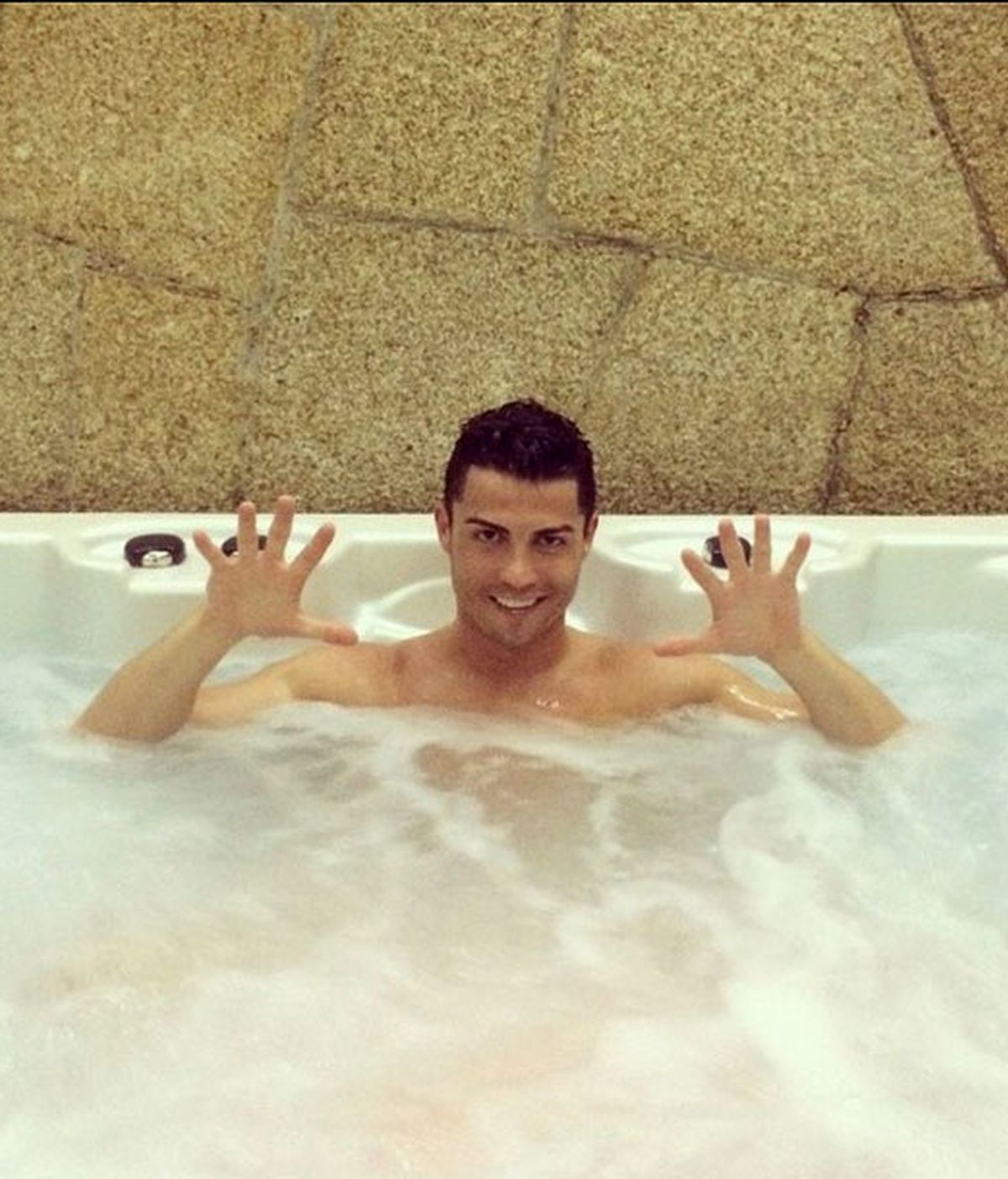Cristiano Ronaldo en una foto en Instagram