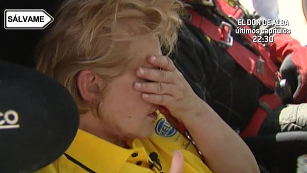 Carmen Bazán, al borde de las lágrimas tras superar su reto