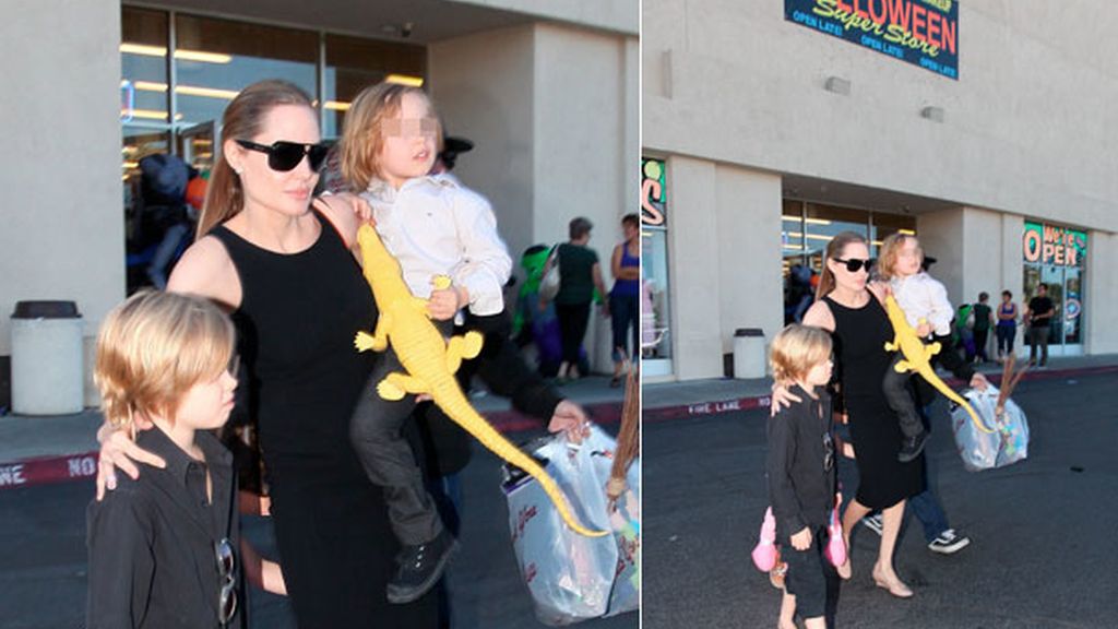 Los 'Brangelina', listos para Halloween