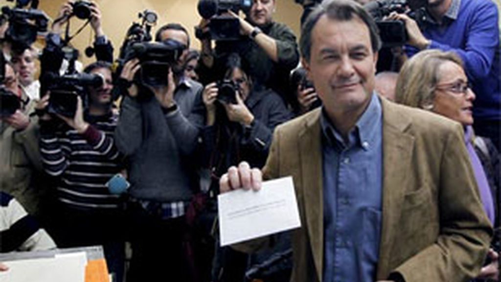 La victoria de Artur Mas confirma el castigo del electorado catalán al tripartito. Vídeo: ATLAS