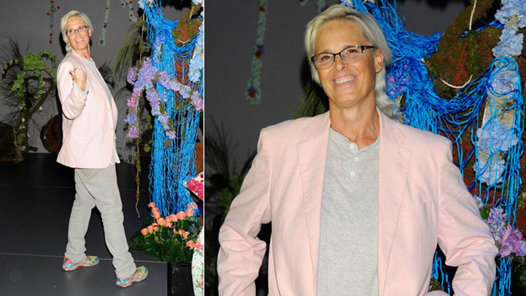 Lucía Dominguín en el desfile de Francis Montesinos