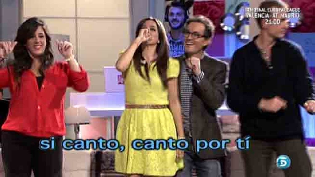 Los colaboradores han bailado al ritmo de 'Será porque te amo'