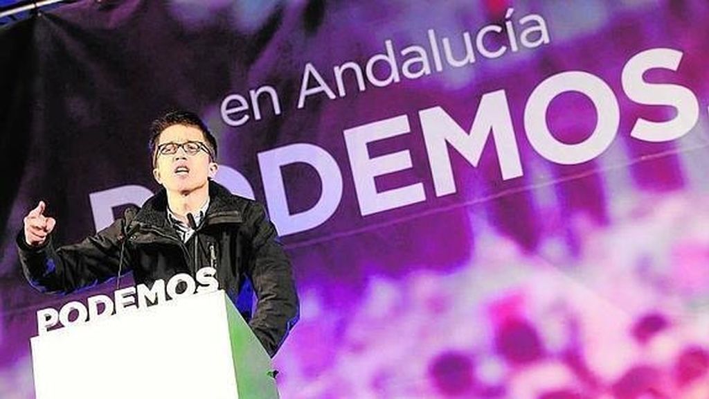 Errejón, de campaña en Sevilla Errejón, de campaña en Sevilla