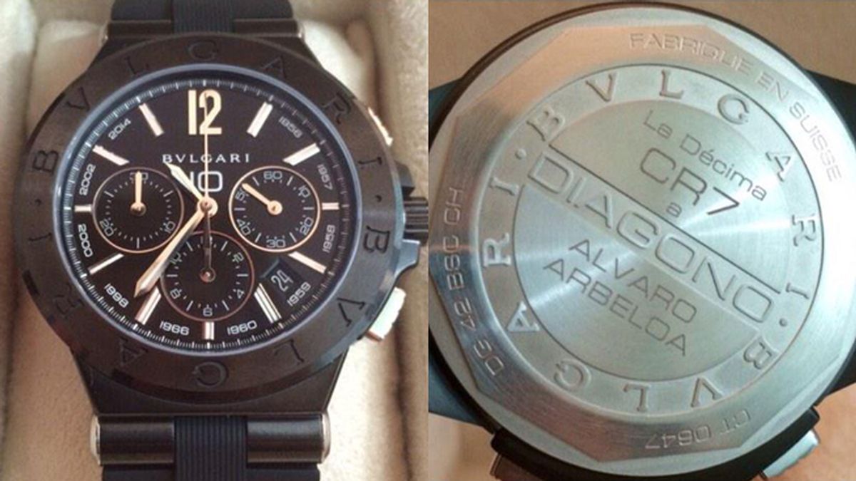 Reloj Bulgari regalado por Cristiano Ronaldo
