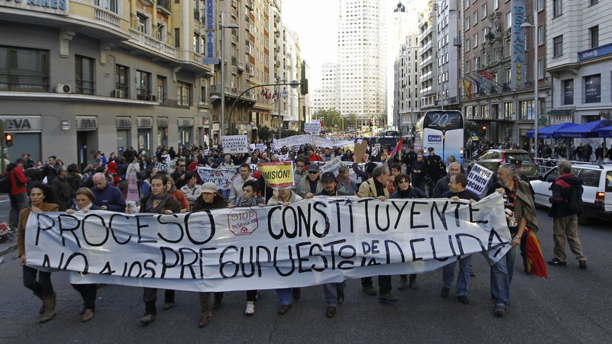 El 25-S recorre las calles de Madrid contra "los Presupuestos de la deuda"