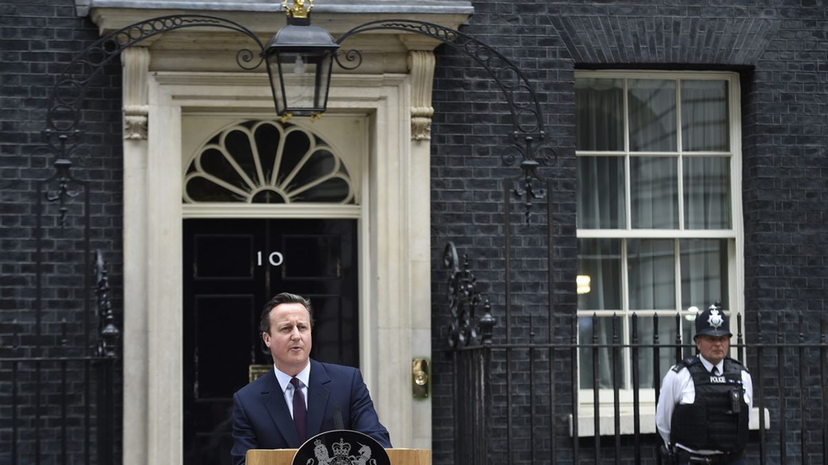 Cameron promete el referéndum de la Unión Europea al asumir nuevo mandato