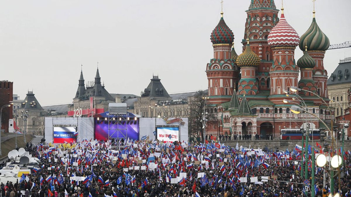 Moscú apoya al pueblo de Crimea