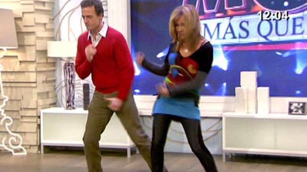 Clases de baile en 'Ana Rosa'