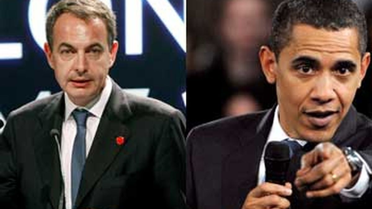 Primer encuentro entre Obama y Zapatero. Vídeo: ATLAS