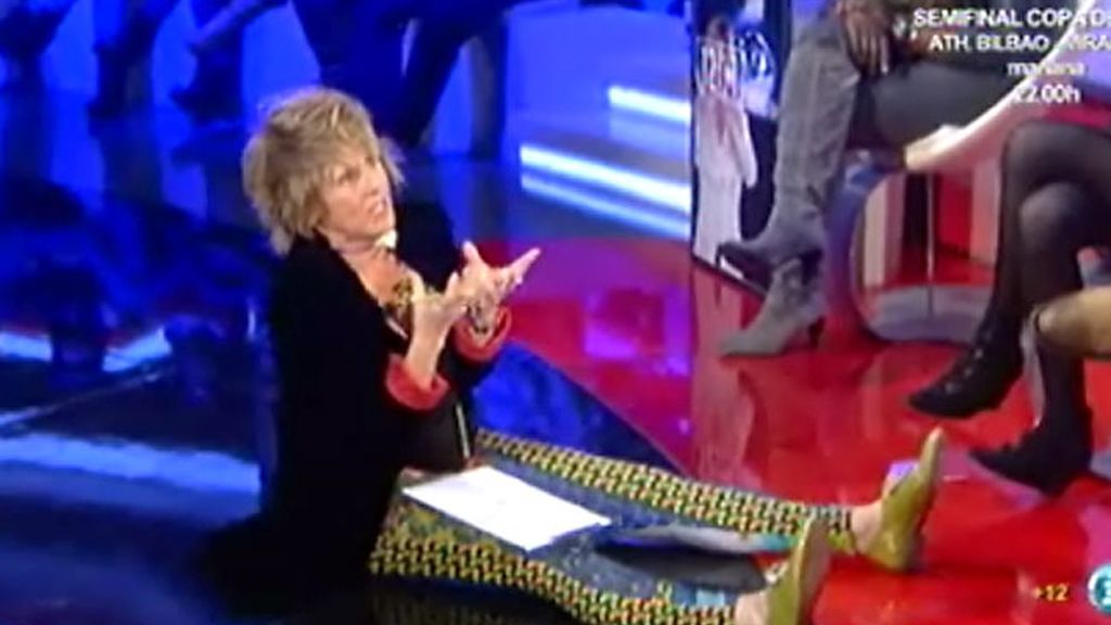 Milá, a Pepe: "¿Pero me tengo que tirar al suelo para que te calles?"
