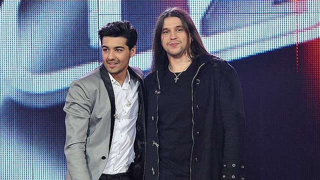 Jorge y Rafa, minutos antes de conocer quién es 'la Voz'