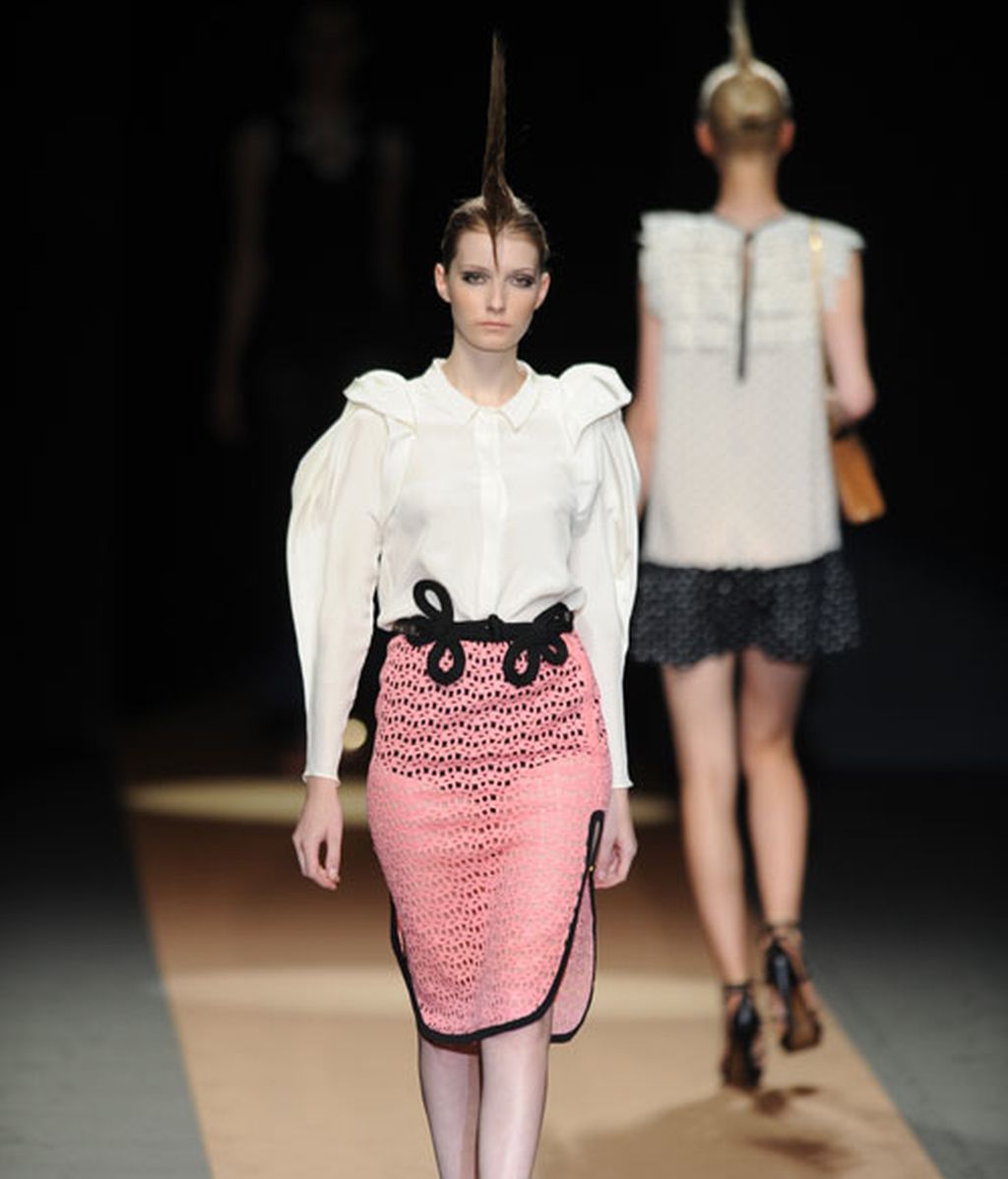 Miguel Palacio llena la pasarela de crestas