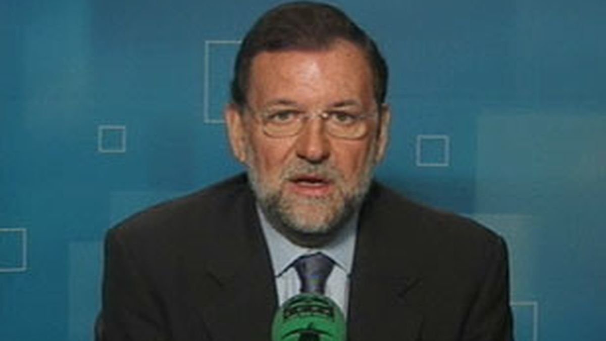 Declaraciones del líder del PP, Mariano Rajoy, durante la entrevista. Vídeo: ATLAS.