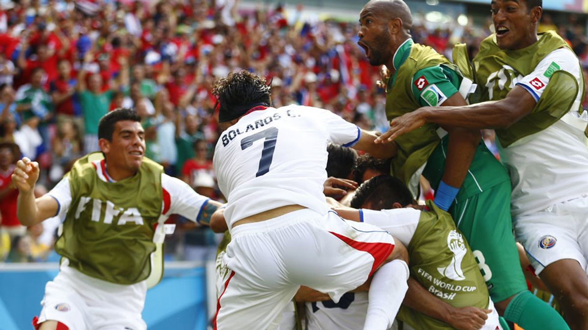 La selección de Costa Rica dio la sorpresa en el grupo de la muerte