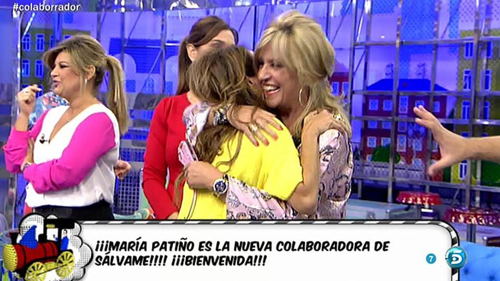 Los colaboradores del programa aplauden su llegada