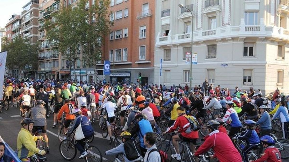 ciclistas, casco, bicis, bicicletas