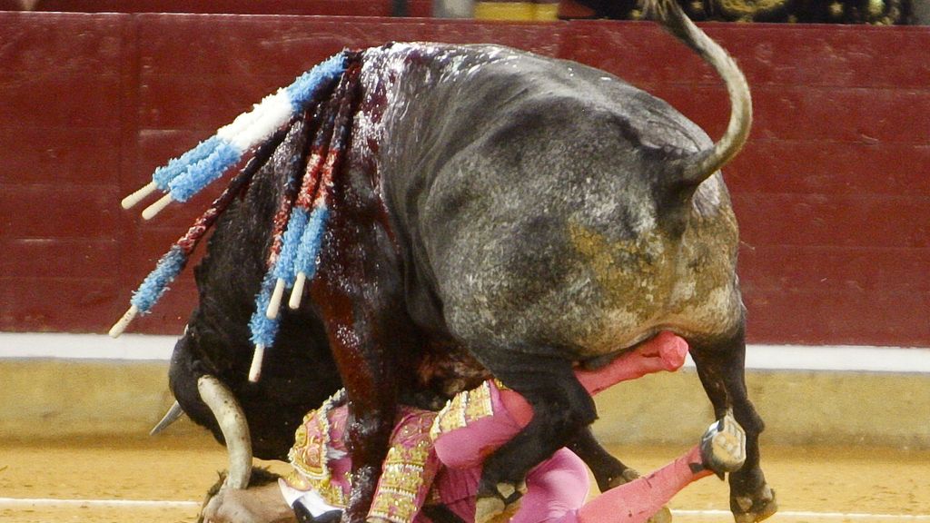 Espectacular cogida