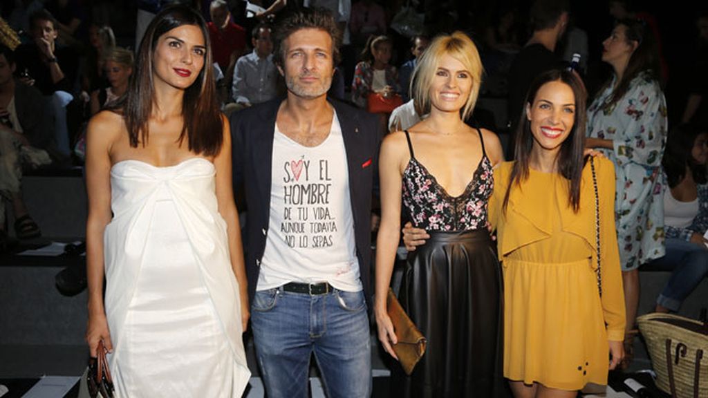 Presentadoras, modelos y actrices en el 'front row' de la pasarela madrileña