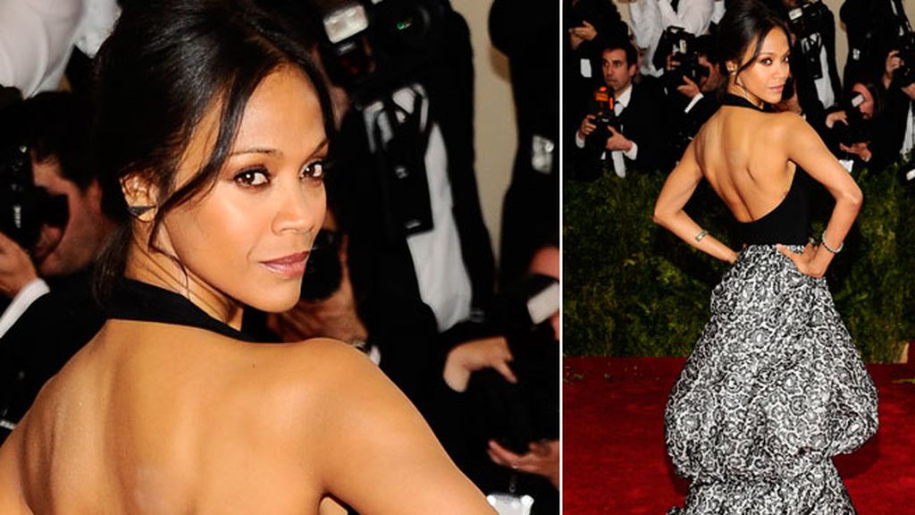 Zoe Saldana llevó un Michael Kors