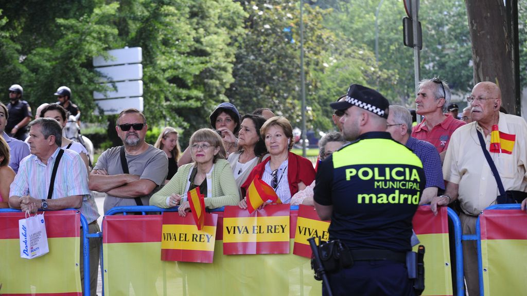 Madrid acompaña a Felipe VI