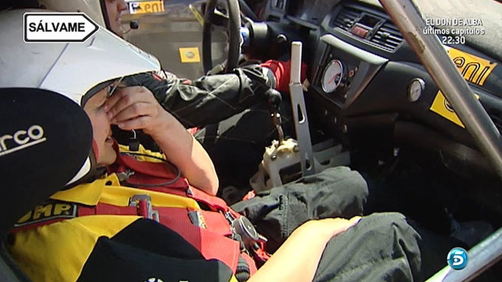 Carmen Bazán, al borde de las lágrimas tras superar su reto