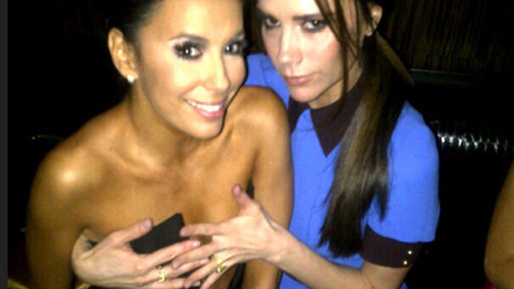 Eva Longoria y Victoria Beckham