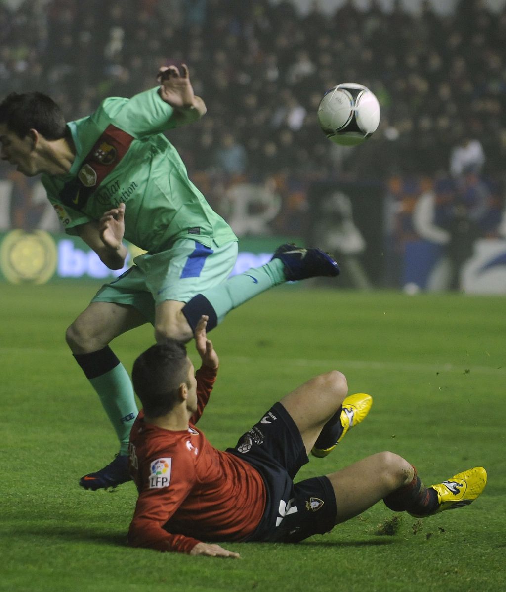 Osasuna-Barça, en imágenes