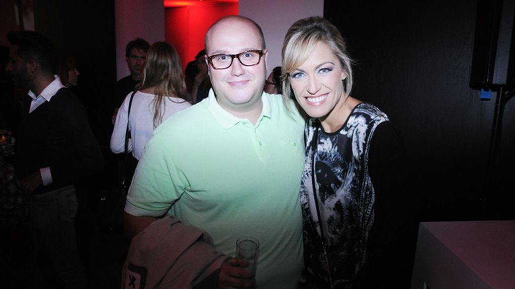 Luján Argüelles junto a su maquillador Daniel Gómez