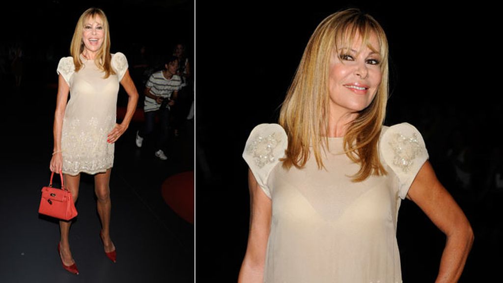 Ana Obregón en el desfile de Hannibal Laguna