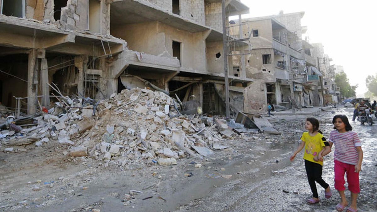 Alepo, una ciudad destruida por los combates