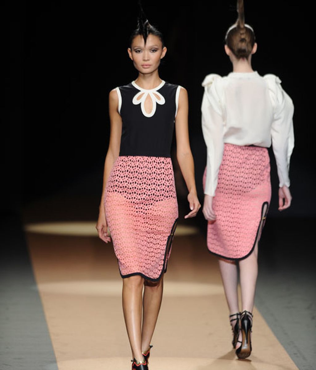 Miguel Palacio llena la pasarela de crestas