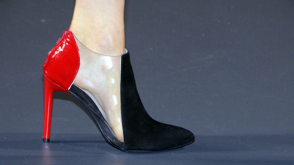 Éstos eran los preciosos zapatos que lucieron las modelos en el desfile de Amaya Arzuaga