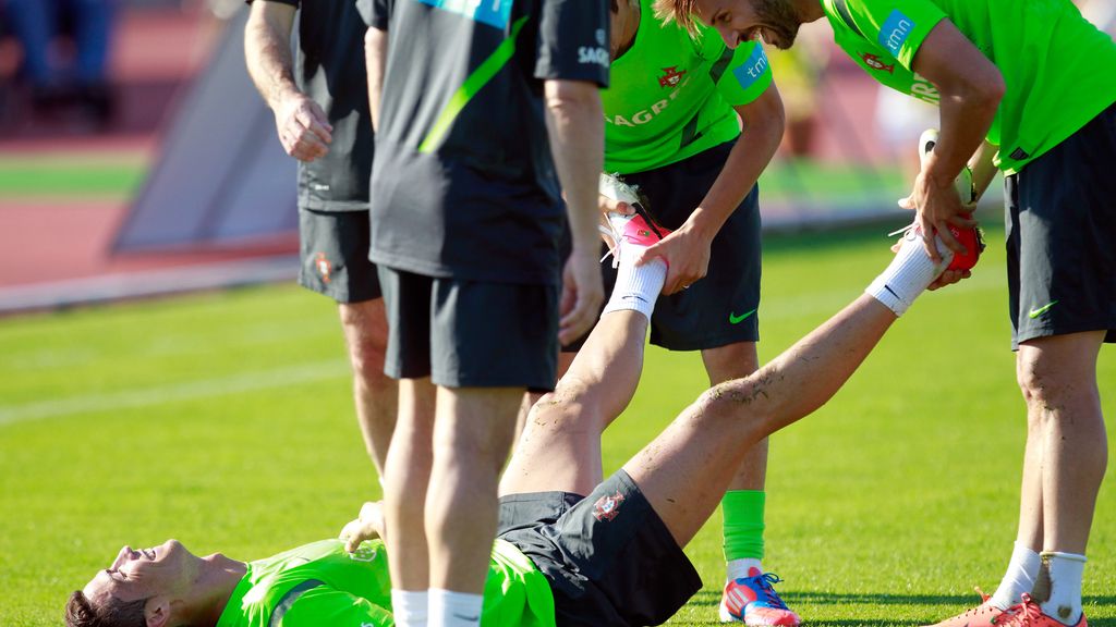 Cristiano Ronaldo se pone las pilas en Portugal