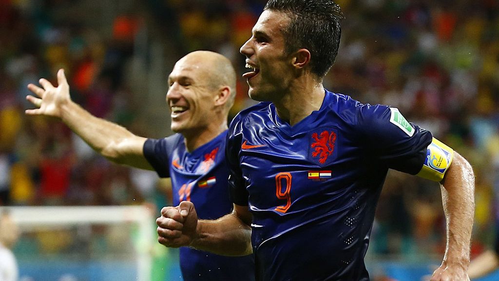 Robin Van Persie y Arjen Robben fueron los héroes del partido