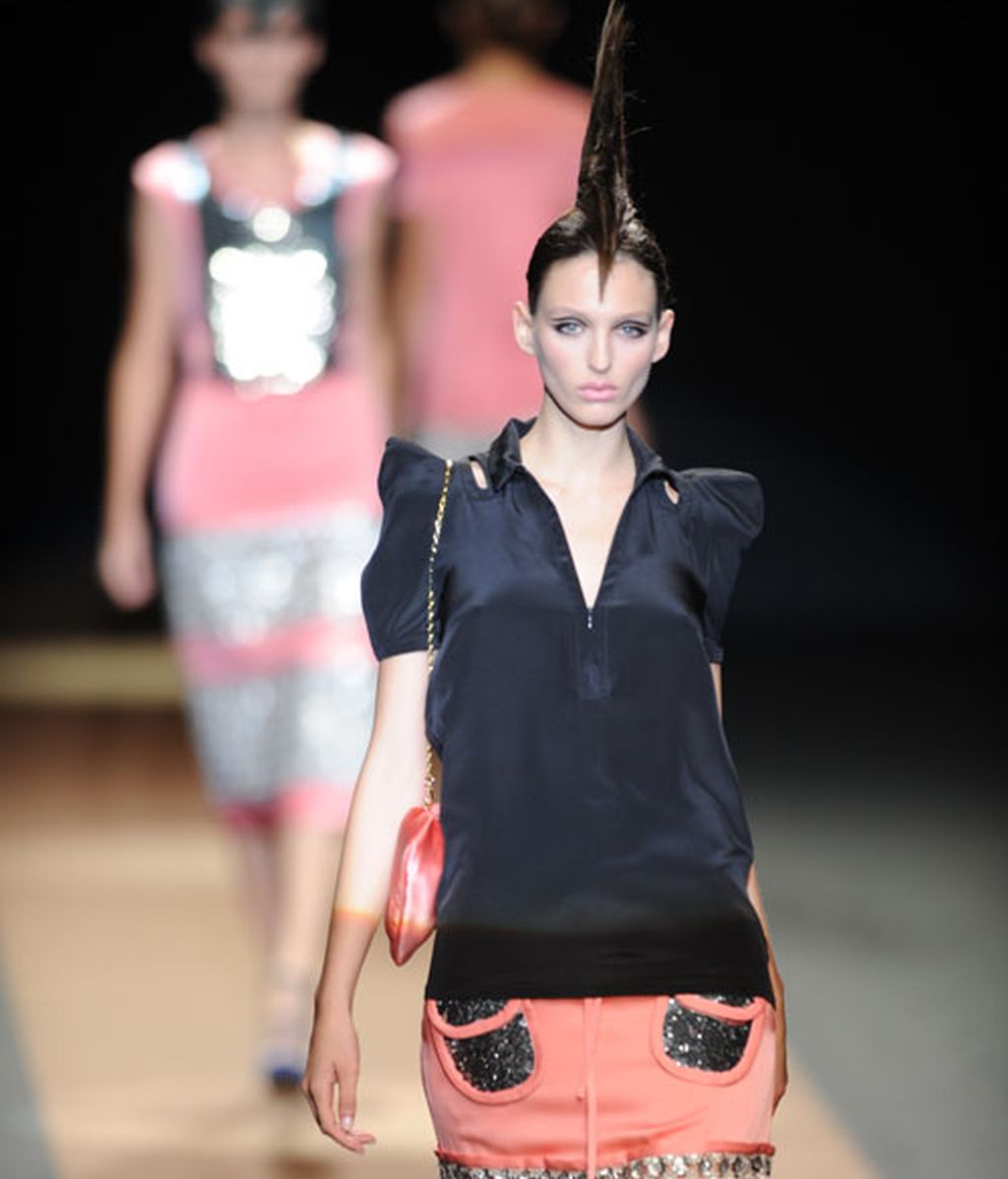 Miguel Palacio llena la pasarela de crestas