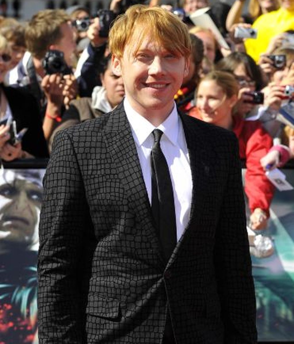 Rupert Grint posa para los fotógrafos