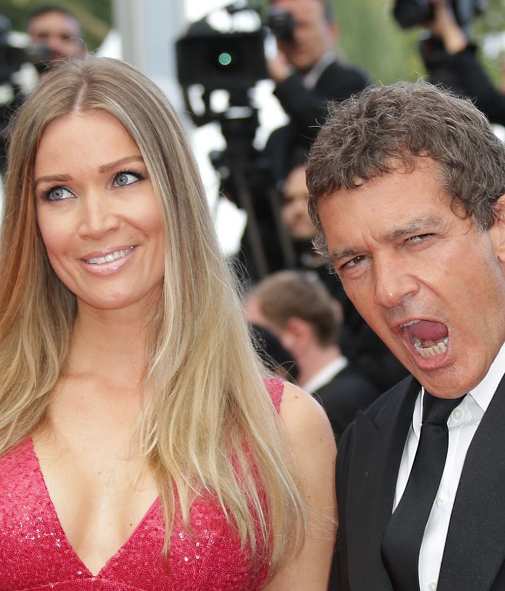 Antonio Banderas presume de novia en Cannes