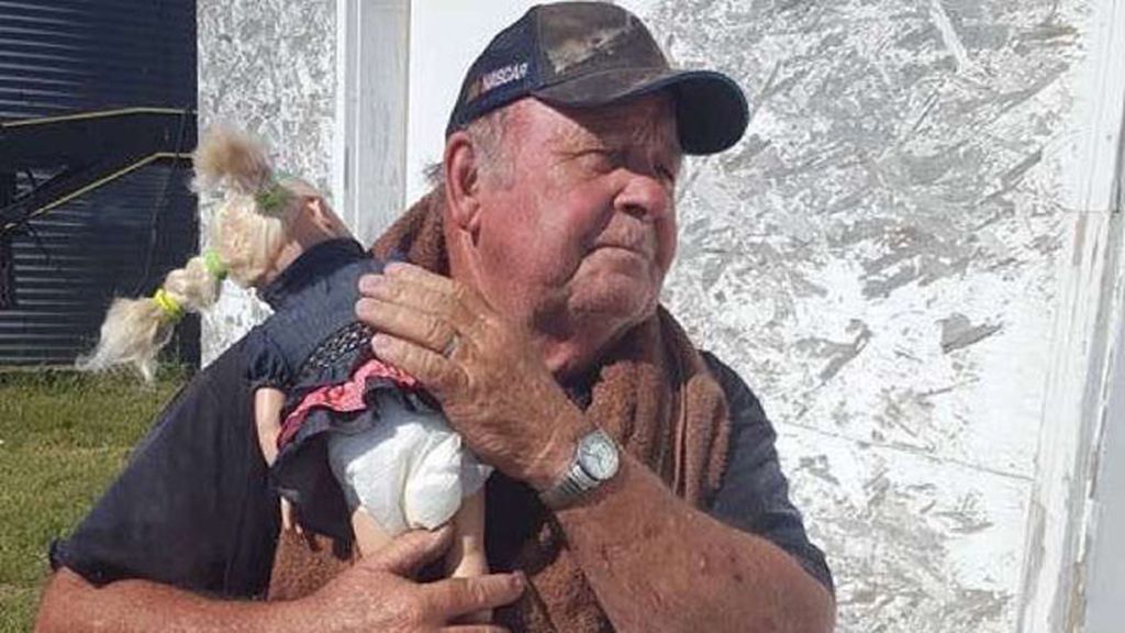 La visita al bisabuelo de Abbie