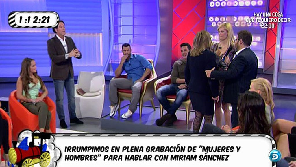 Jorge Javier entrevista a Pipi y Miriam en 'Mujeres y hombres' y propone un polígrafo a Miriam