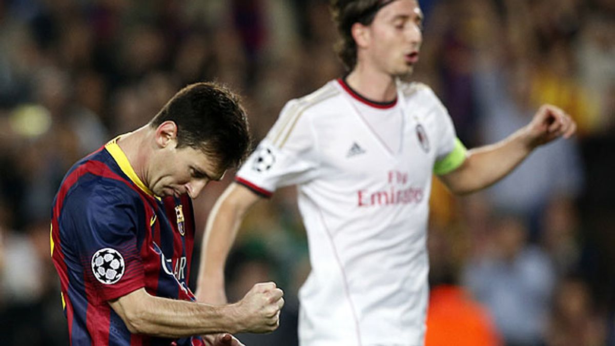 Messi volvió a marcar con el Barça Messi volvió a marcar con el Barça