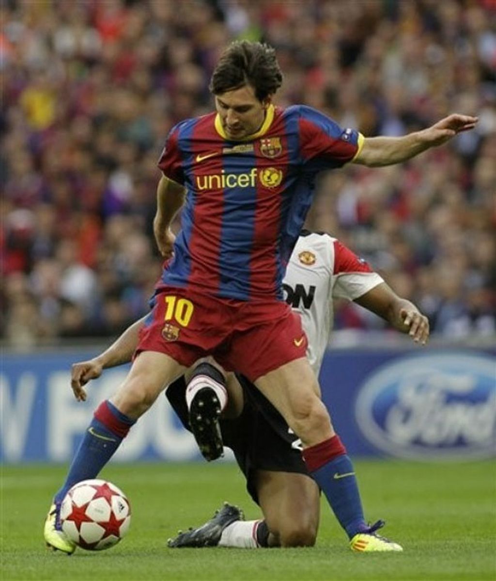 Messi, el dolor de cabeza inglés