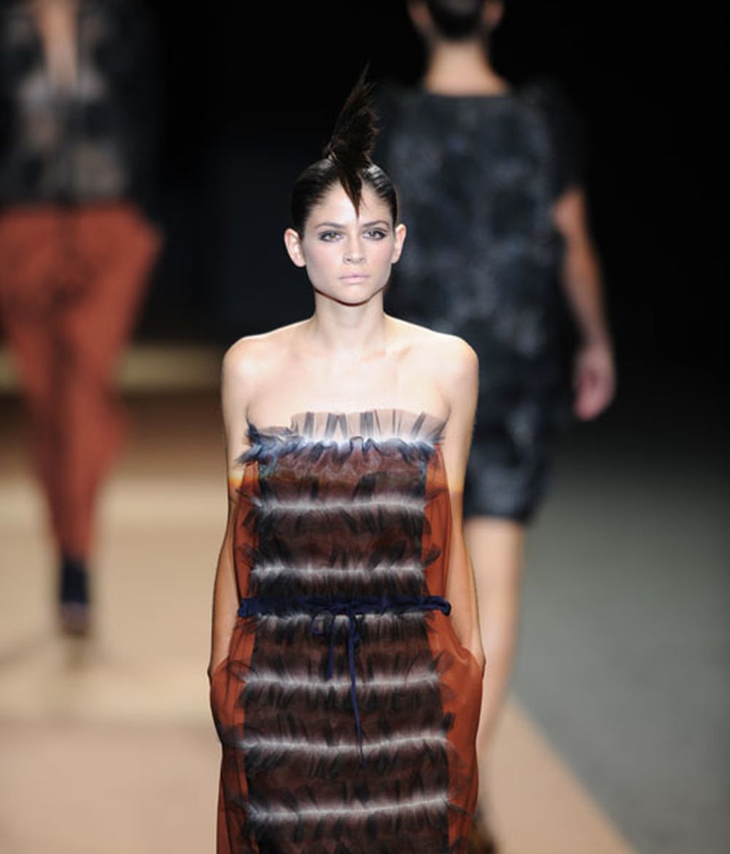 Miguel Palacio llena la pasarela de crestas