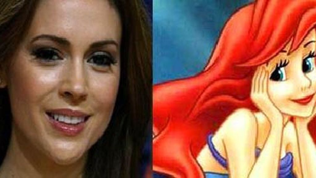 Alyssa Milano es La Sirenita