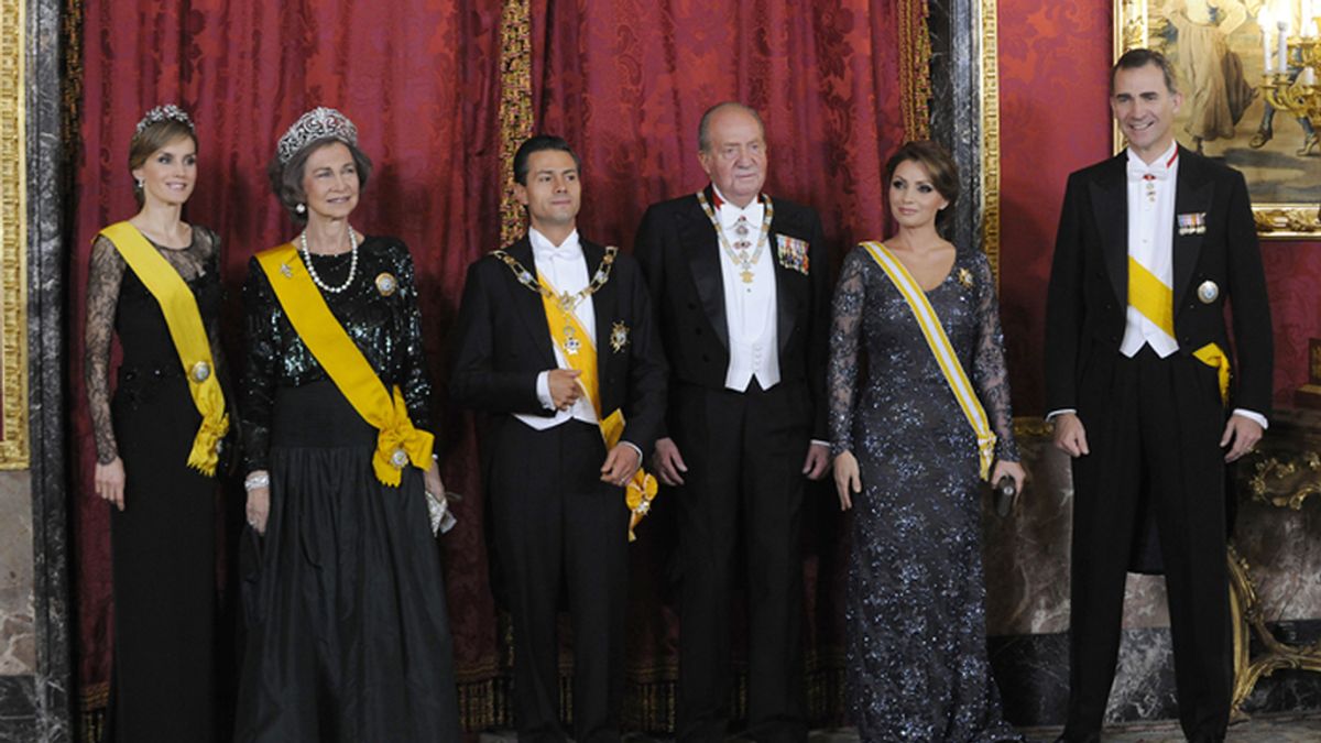 Cena de gala en el Palacio Real de Madrid en honor a Enrique Peña Nieto