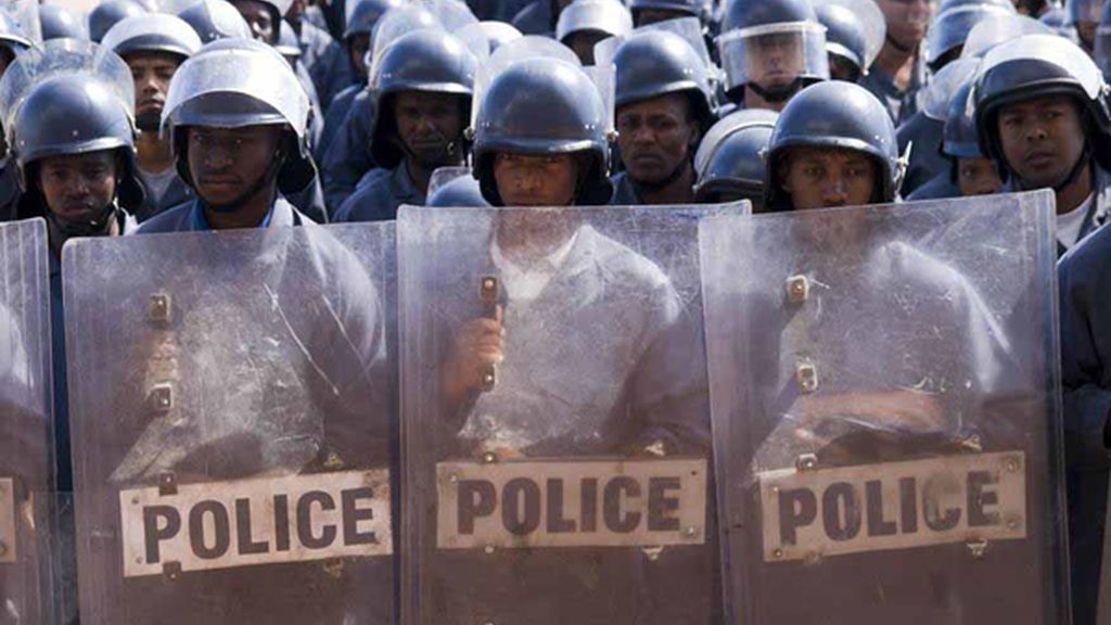 La policía sudafricana, lista para el Mundial