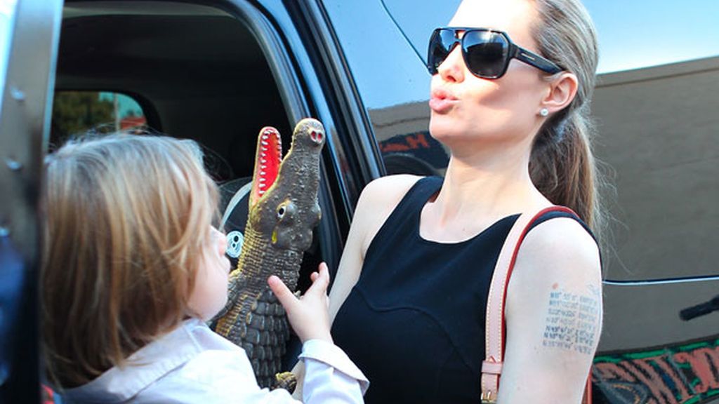 Los 'Brangelina', listos para Halloween