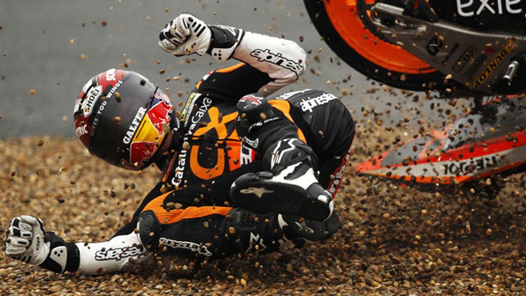 Al suelo en Moto2 en Jerez